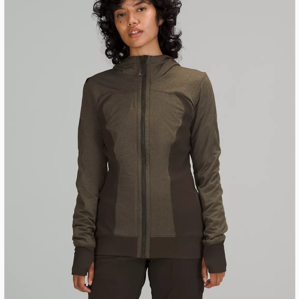 Like New Dance Studio Jacket Olive Reversible